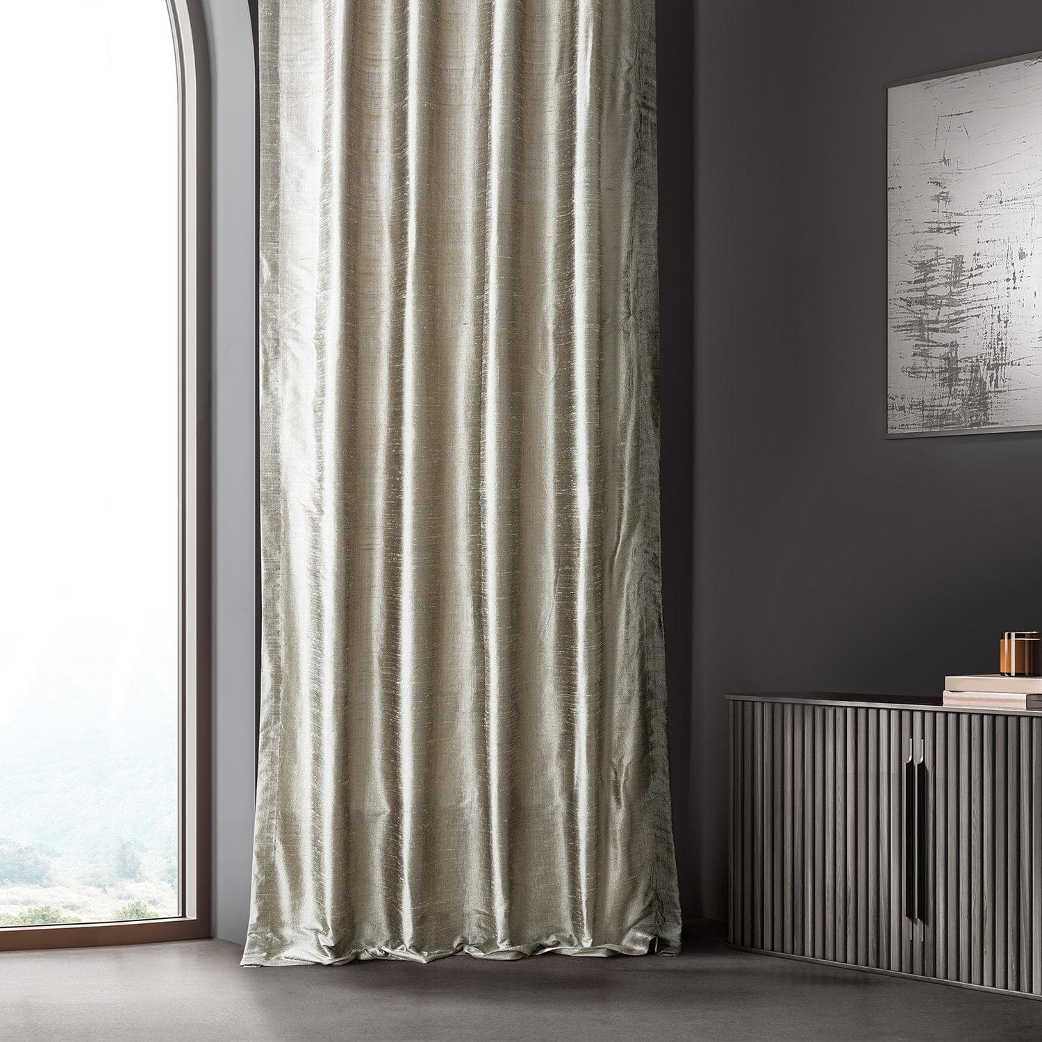 Cashmere Textured Dupioni Silk Curtain - HalfPriceDrapes.com
