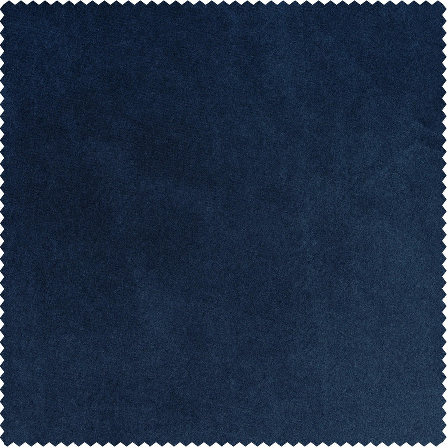 Americana Blue Urban Lush Velvet Custom Curtain - HalfPriceDrapes.com
