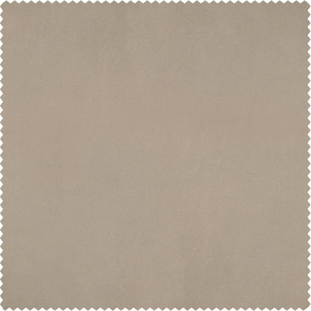 Antique Beige Solid Faux Silk Taffeta Custom Curtain - HalfPriceDrapes.com