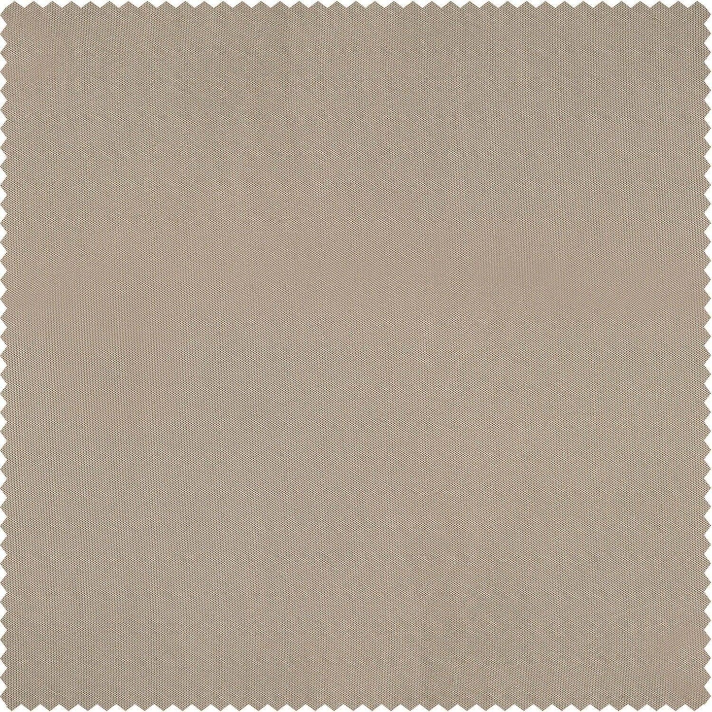 Antique Beige Solid Faux Silk Taffeta Custom Curtain - HalfPriceDrapes.com