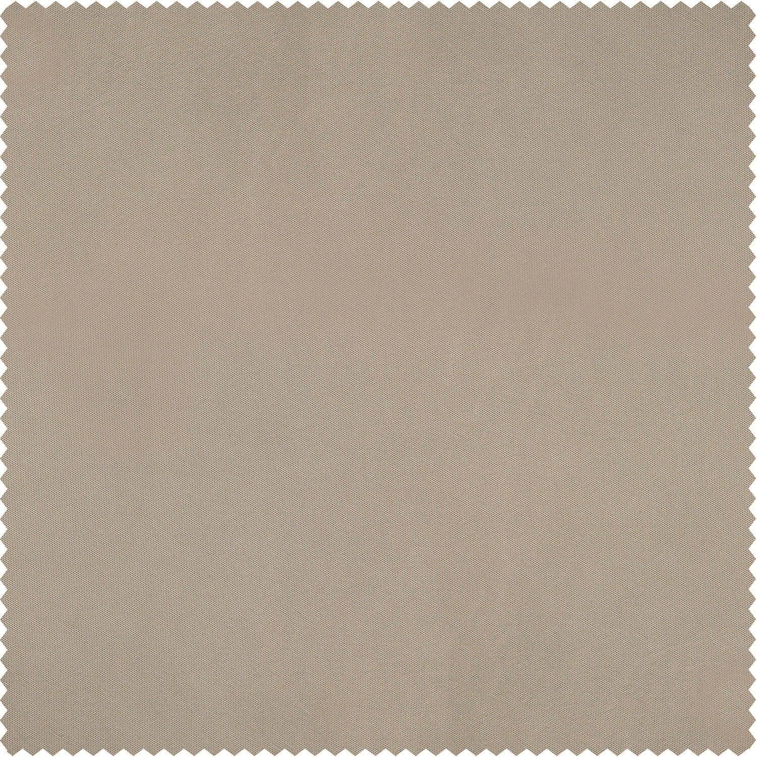 Antique Beige Solid Faux Silk Taffeta Custom Curtain - HalfPriceDrapes.com