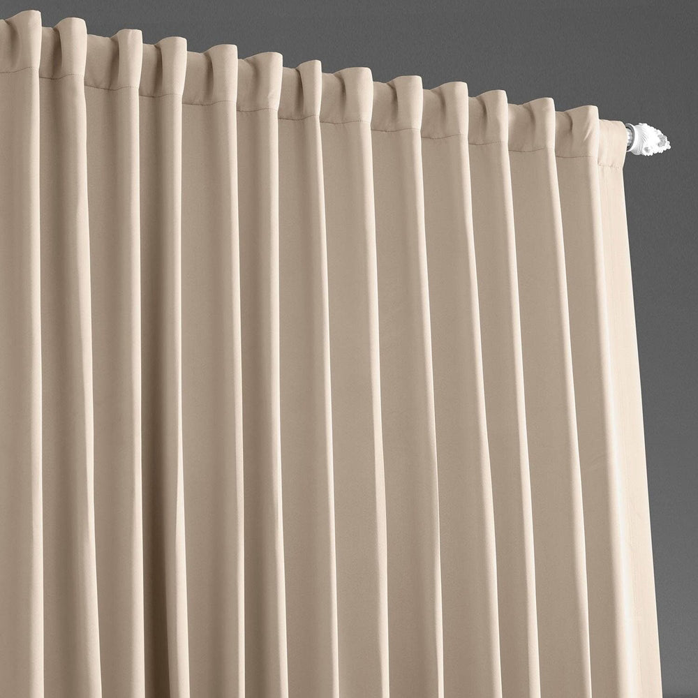 Eggnog Extra Wide Room Darkening Curtain
