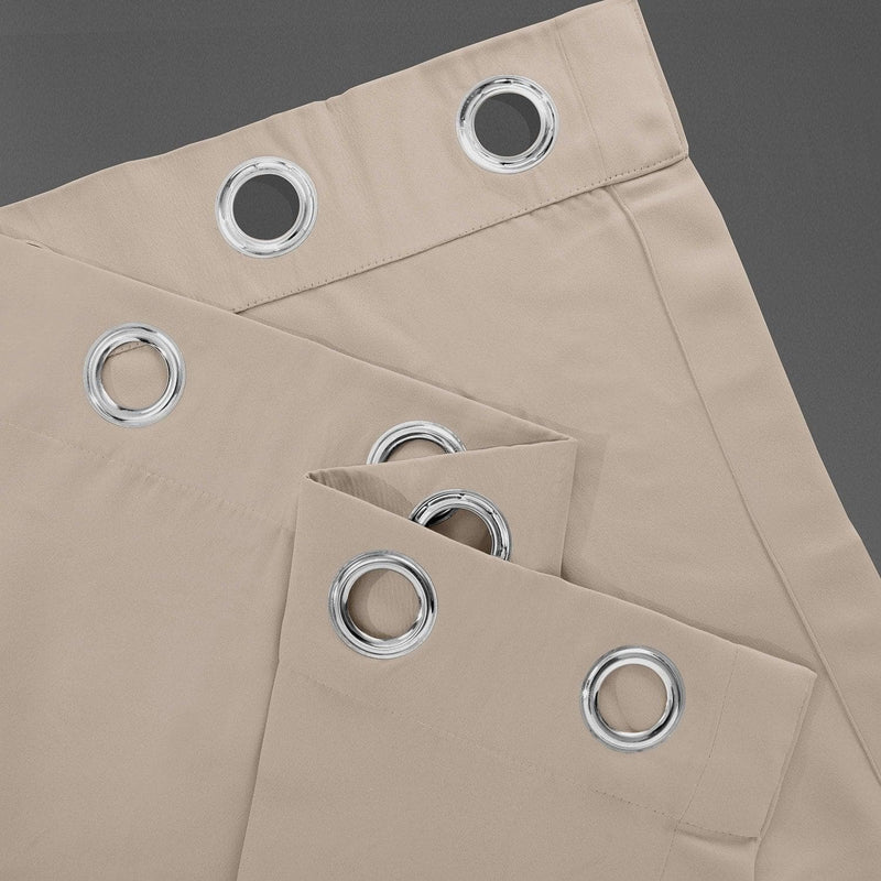 Eggnog Extra Wide Grommet Room Darkening Curtain