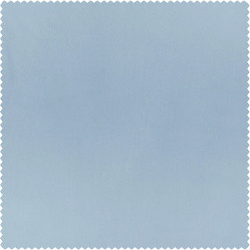 Frosted Blue Solid Polyester Swatch - HalfPriceDrapes.com
