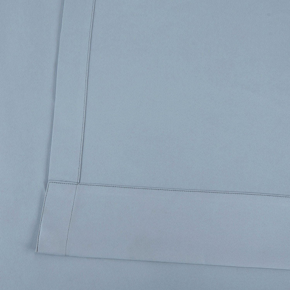 Frosted Blue Room Darkening Curtain