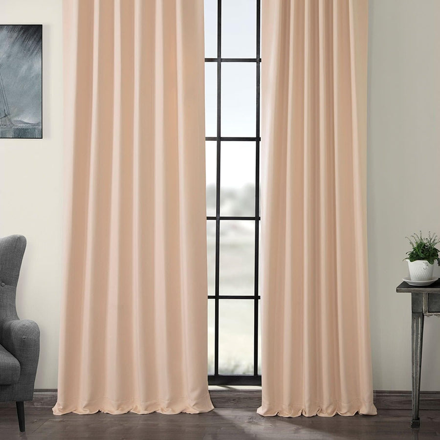 Bellini Peach Room Darkening Curtain - HalfPriceDrapes.com