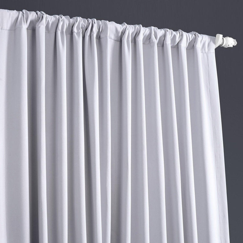 Fog Grey Extra Wide Room Darkening Curtain