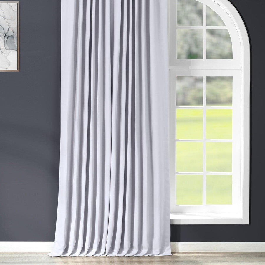Fog Grey Extra Wide Room Darkening Curtain