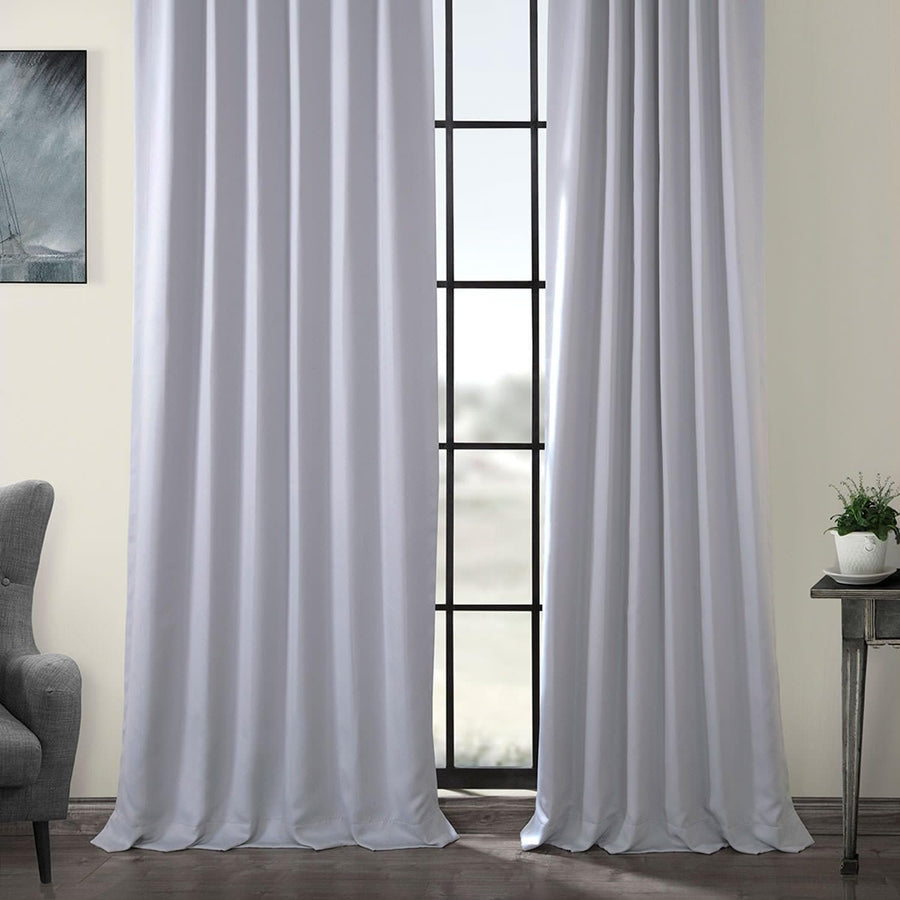 Fog Grey Room Darkening Curtain - HalfPriceDrapes.com