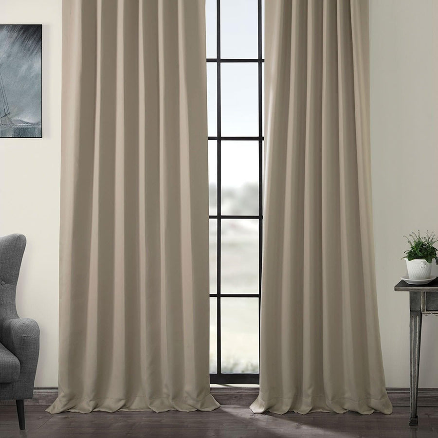 Classic Taupe Room Darkening Curtain - HalfPriceDrapes.com