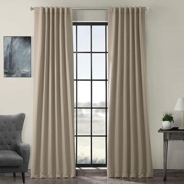 Classic Taupe Room Darkening Curtain