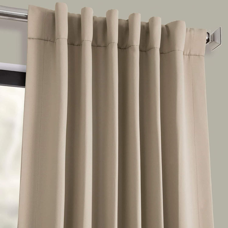 Classic Taupe Room Darkening Curtain