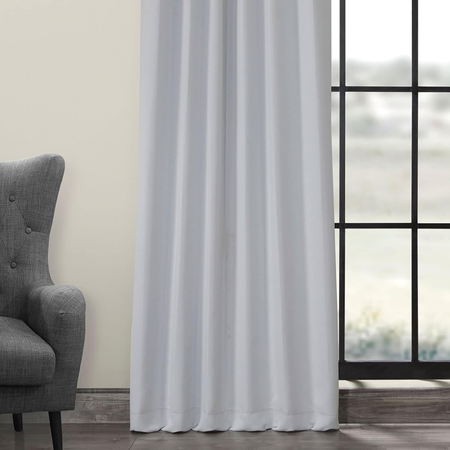 Arctic Grey Room Darkening Curtain