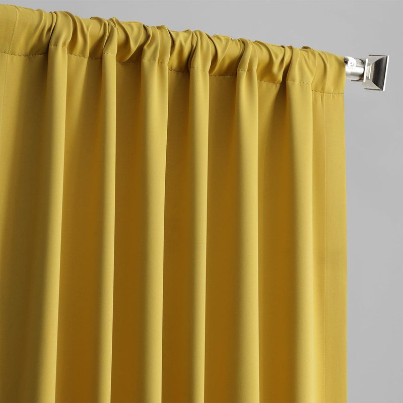 Solarium Yellow Room Darkening Curtain