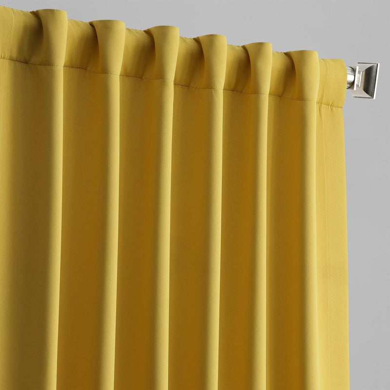 Solarium Yellow Room Darkening Curtain