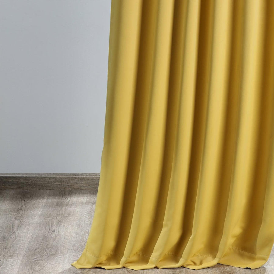 Solarium Yellow Room Darkening Curtain