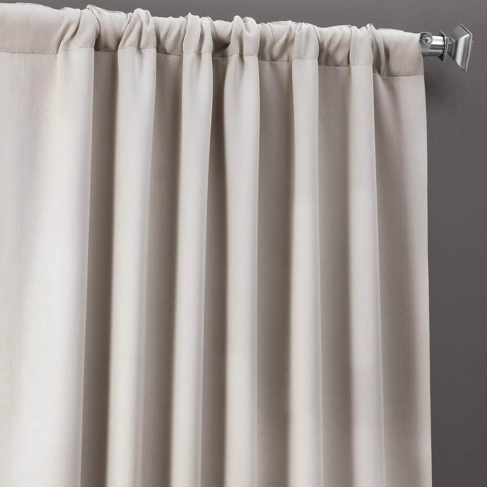 Alabaster Beige Room Darkening Curtain