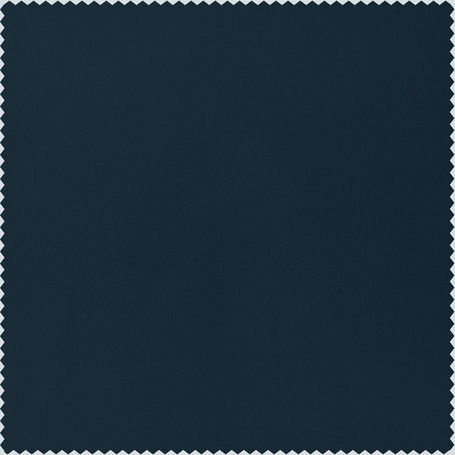 Royal Pine Teal Blue Solid Polyester Swatch - HalfPriceDrapes.com
