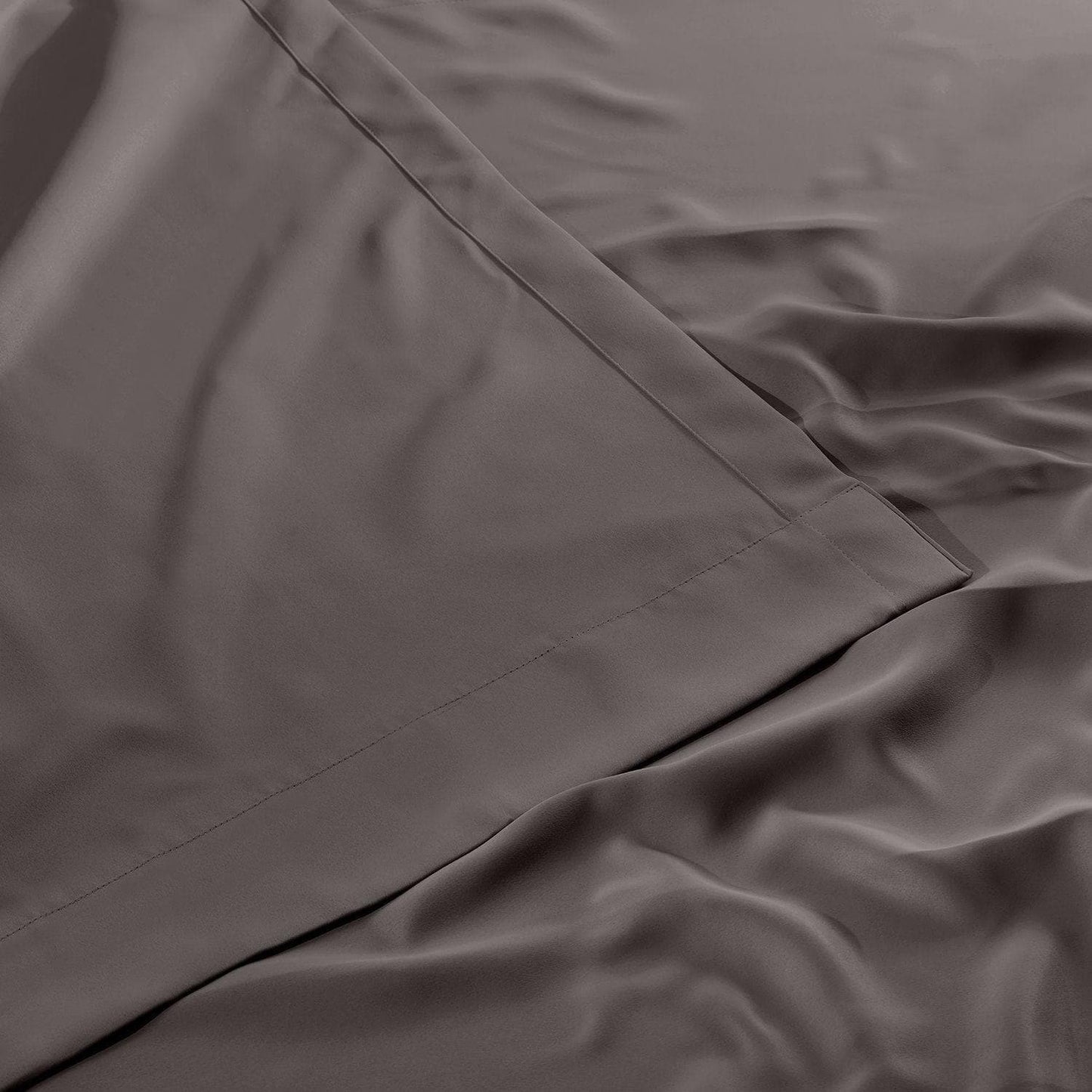 Neutral Grey Extra Wide Room Darkening Curtain