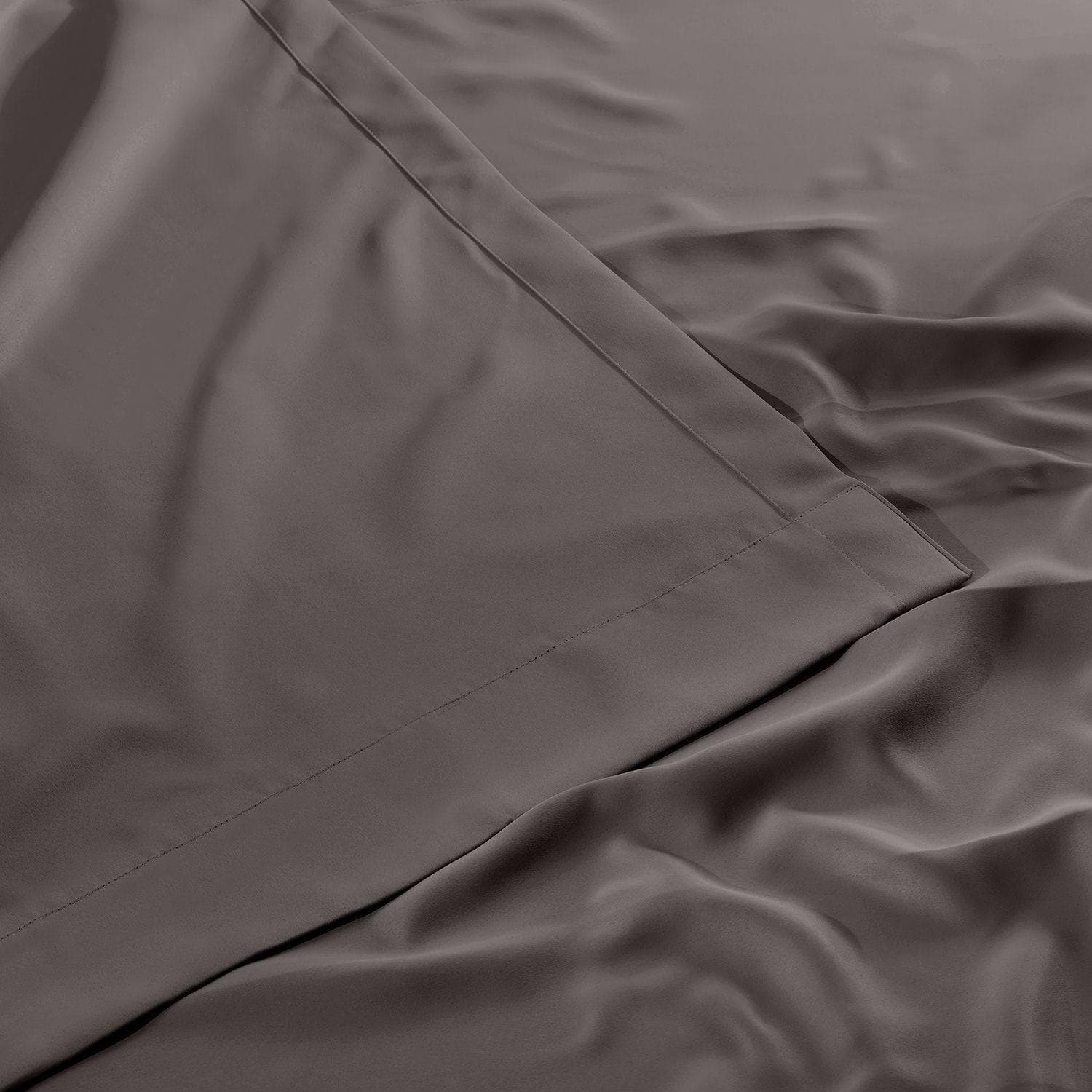 Neutral Grey Extra Wide Room Darkening Curtain