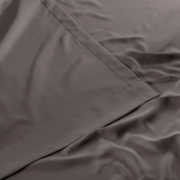 Neutral Grey Extra Wide Room Darkening Curtain