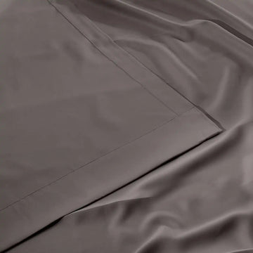 Neutral Grey Extra Wide Grommet Room Darkening Curtain