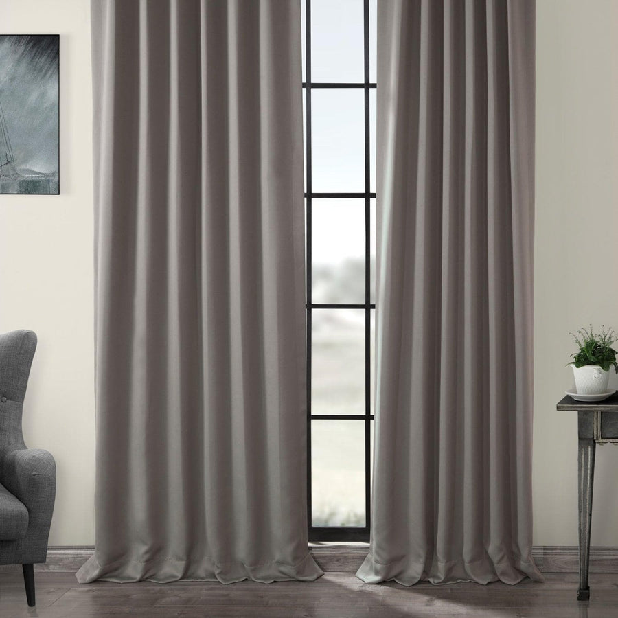 Neutral Grey Room Darkening Curtain - HalfPriceDrapes.com