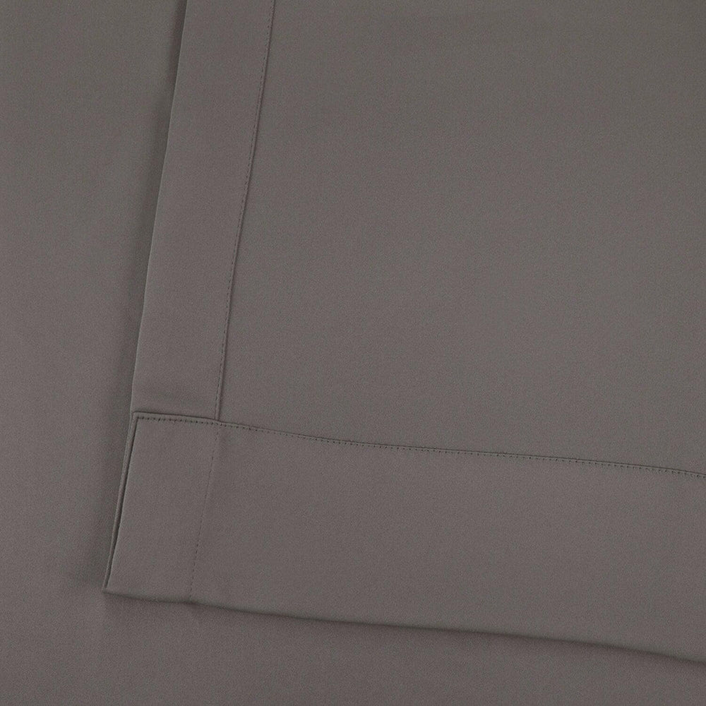 Neutral Grey Room Darkening Curtain