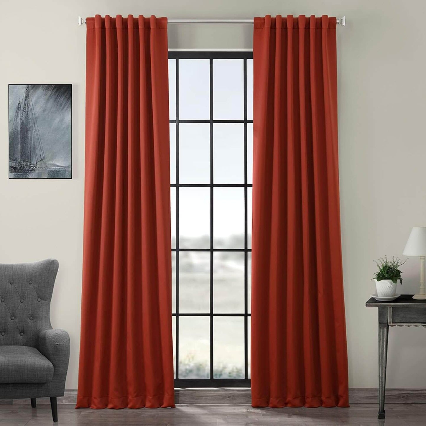 Spiced Berry Room Darkening Curtain