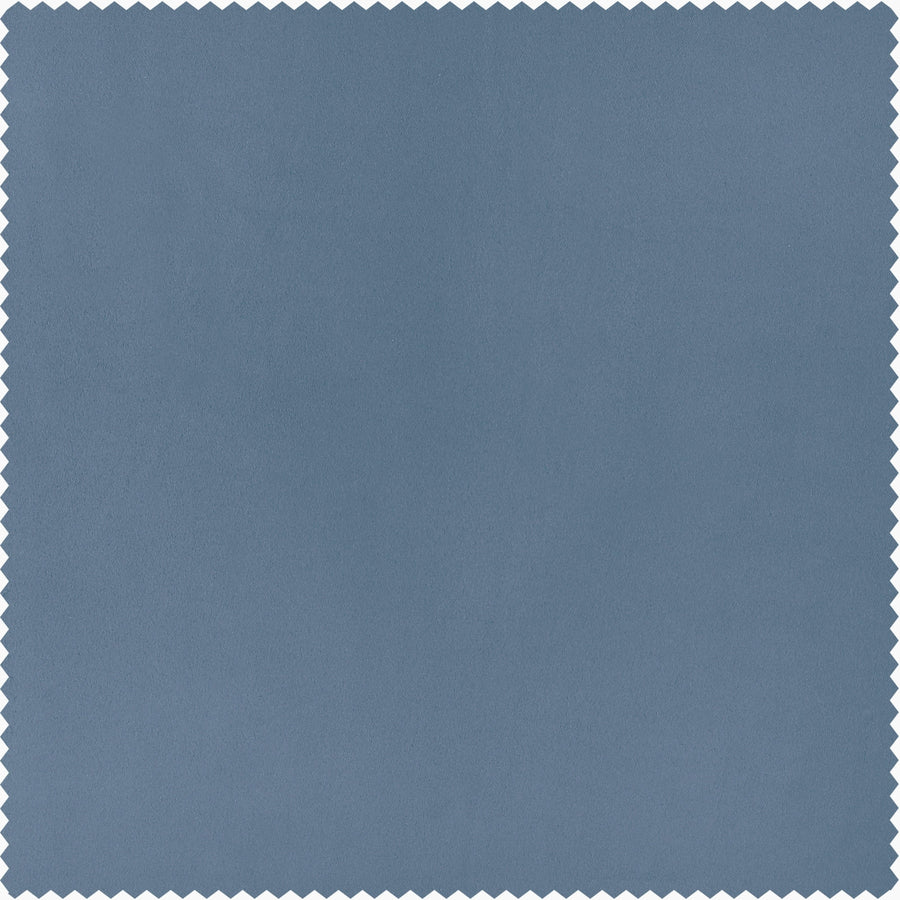 Poseidon Blue Solid Polyester Swatch - HalfPriceDrapes.com