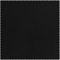 Jet Black Solid Polyester Swatch - HalfPriceDrapes.com