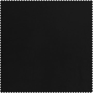 Jet Black Solid Polyester Swatch - HalfPriceDrapes.com