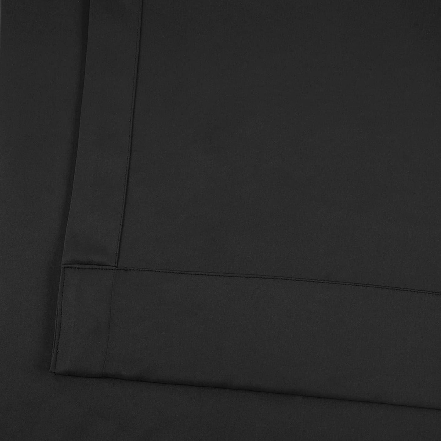 Jet Black Room Darkening Curtain