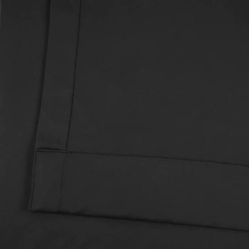 Jet Black Room Darkening Curtain