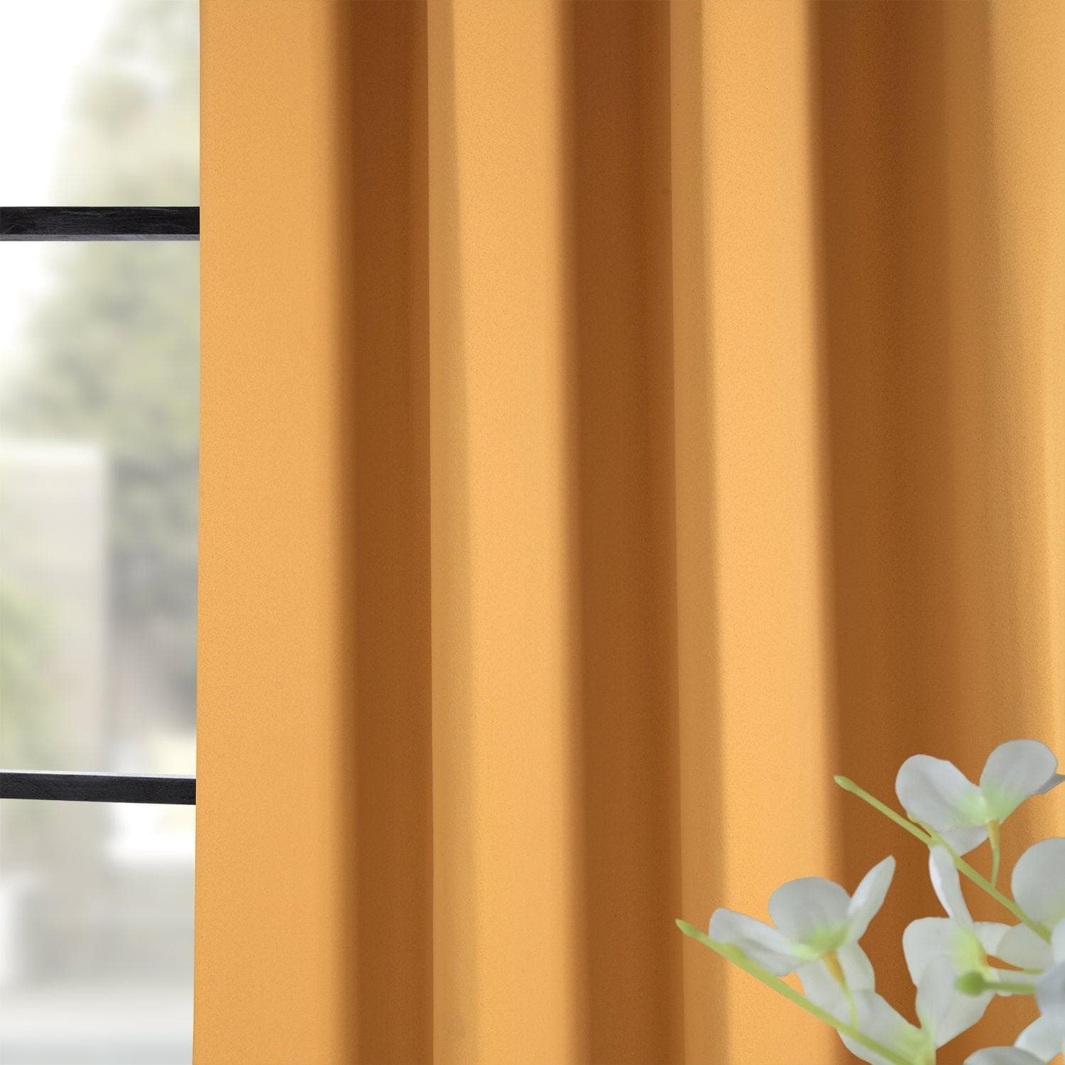 Marigold Grommet Room Darkening Curtain - HalfPriceDrapes.com