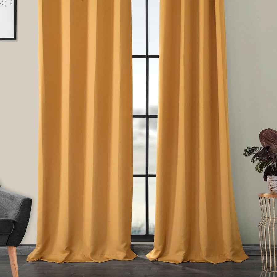 Marigold Grommet Room Darkening Curtain