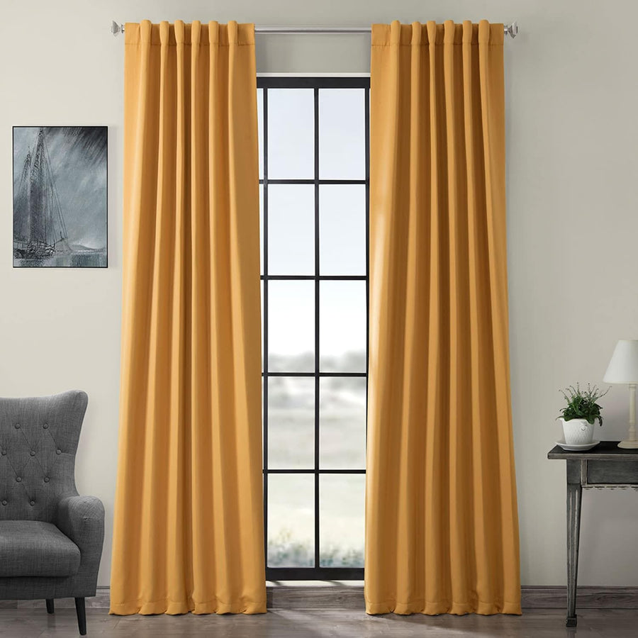 Marigold Room Darkening Curtain