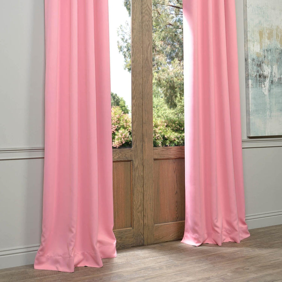 Precious Pink Grommet Room Darkening Curtain