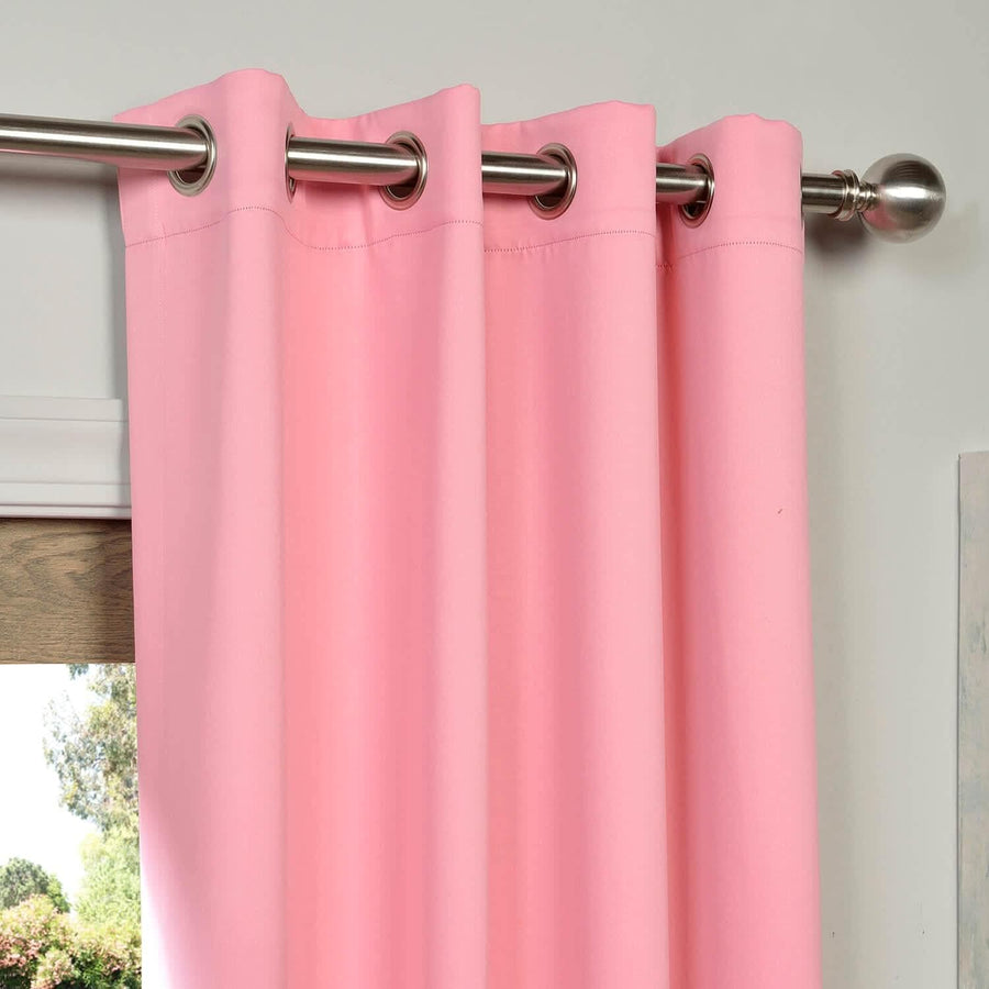 Precious Pink Grommet Room Darkening Curtain