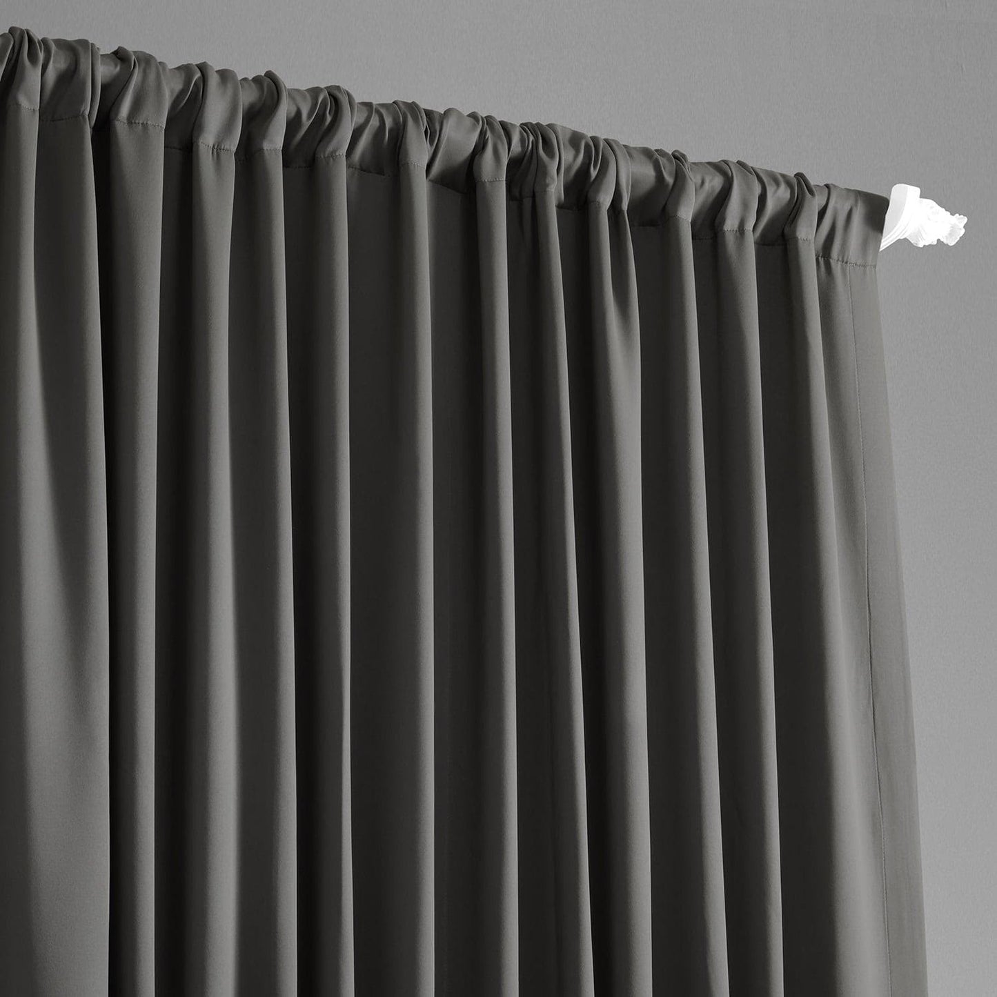 Anthracite Grey Extra Wide Room Darkening Curtain