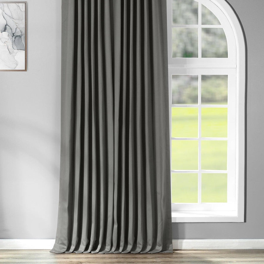 Anthracite Grey Extra Wide Room Darkening Curtain