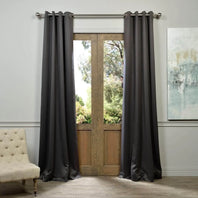 Anthracite Grey Grommet Room Darkening Curtain