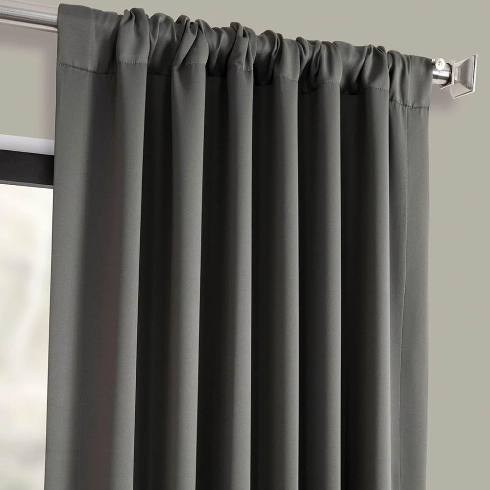 Anthracite Grey Room Darkening Curtain