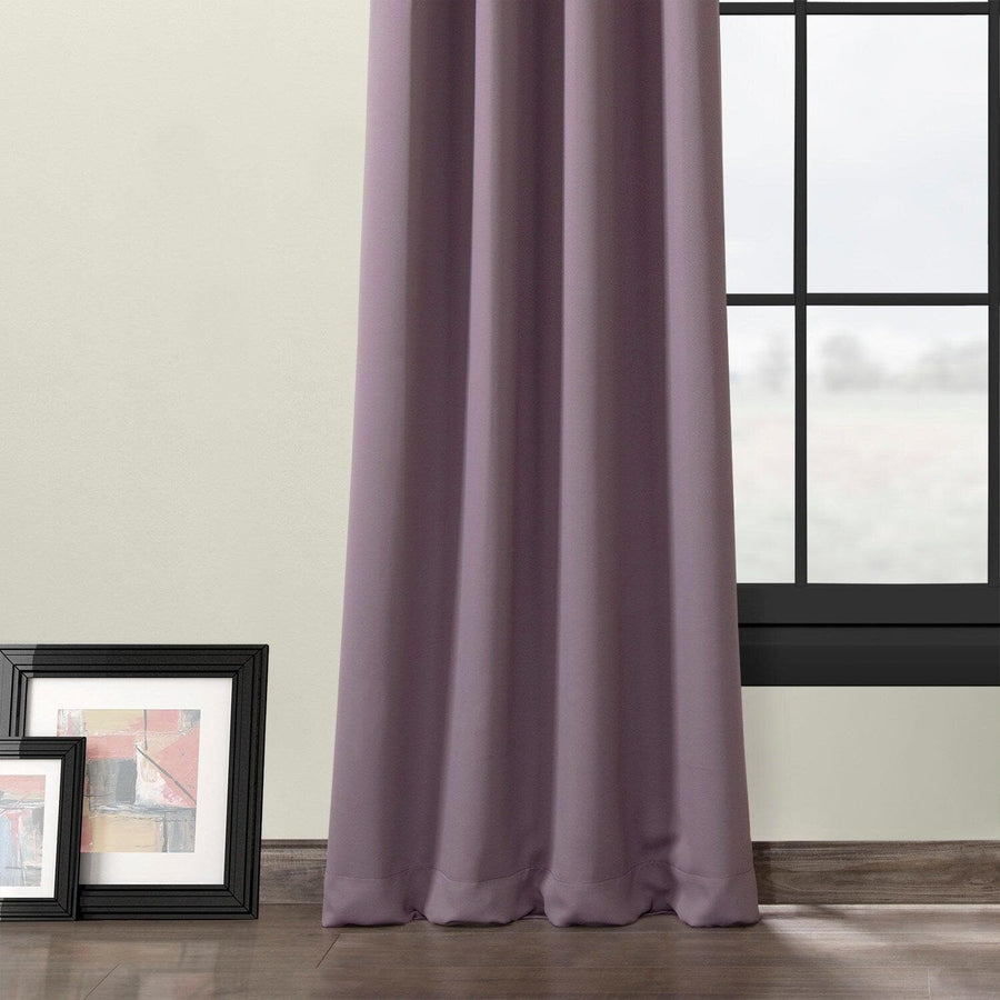 Purple Rain Grommet Room Darkening Curtain