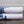 Sparrow Blue Bordered Printed Faux Linen Swatch