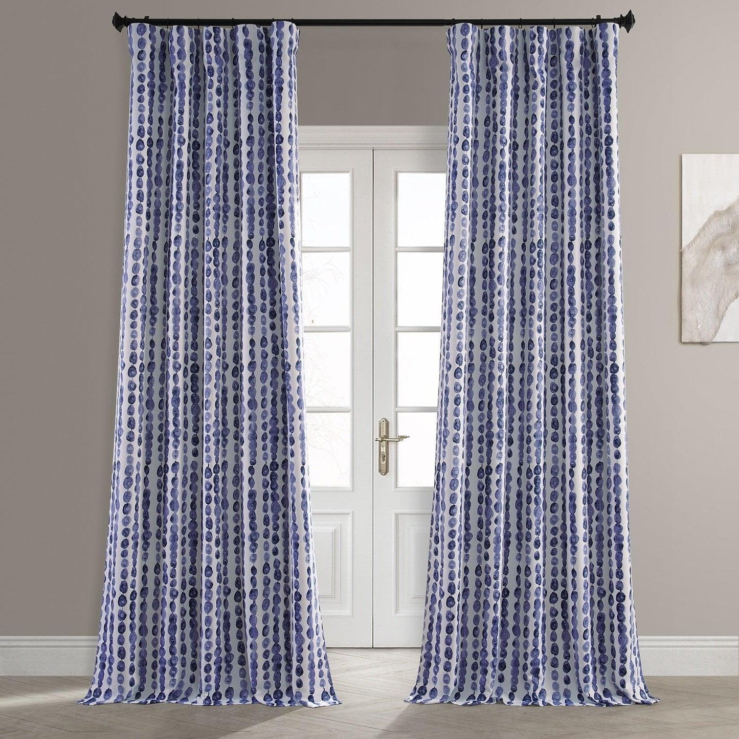 Gumdrop Blueberry Room Darkening Curtain - HalfPriceDrapes.com