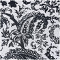 Zora Black Paisley Swatch