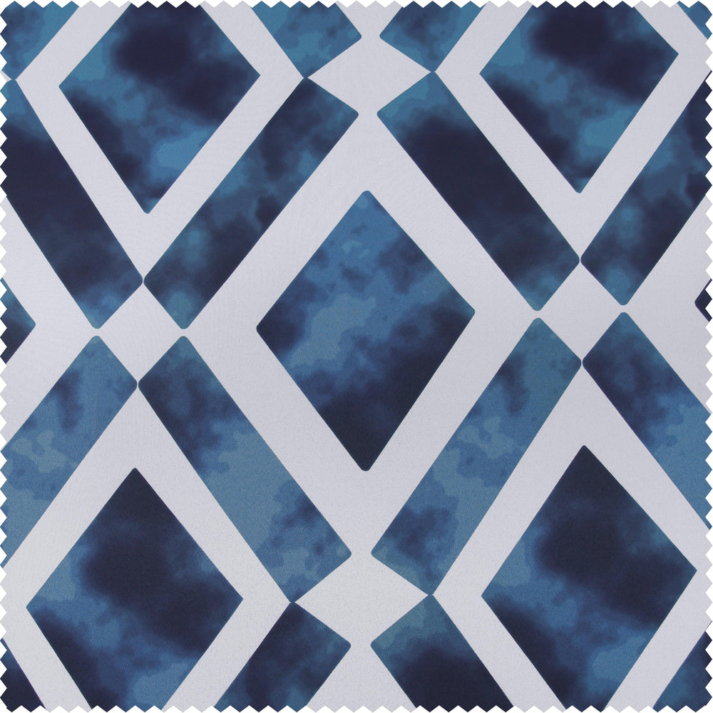 Piazza Blue Swatch - HalfPriceDrapes.com