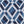 Piazza Blue Geometric Swatch