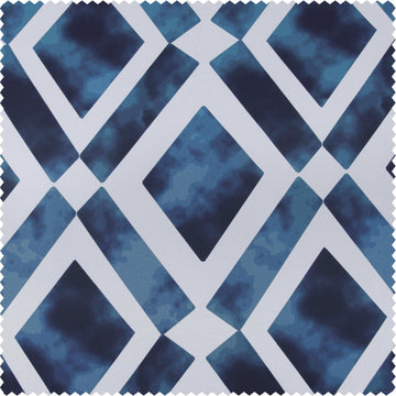 Piazza Blue Swatch - HalfPriceDrapes.com